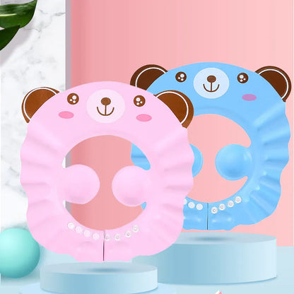 Baby Shower Cap for Kids with Ear Protection