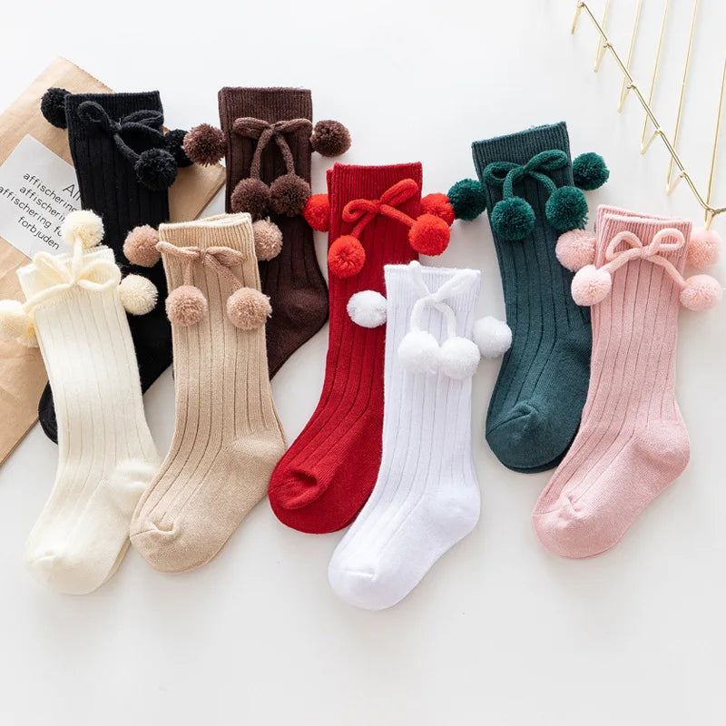 Knee High Socks for Baby Girls