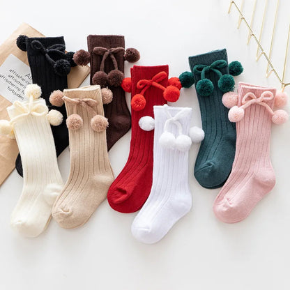Knee High Socks for Baby Girls