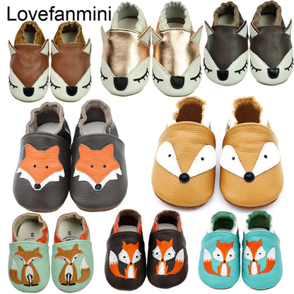 Genuine Leather Soft Sole Baby Shoes: Newborn Moccasins Slippers