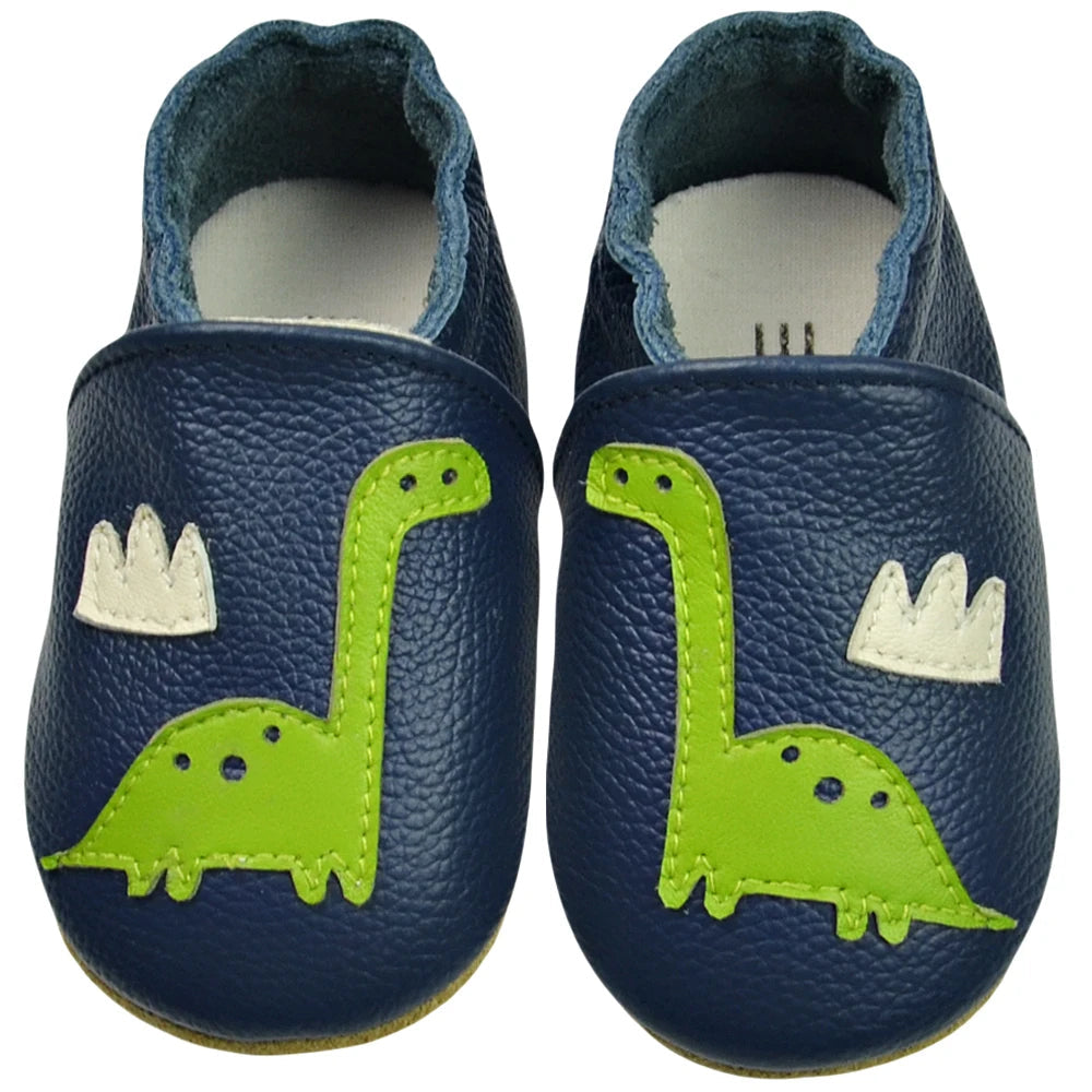 Genuine Leather Soft Sole Baby Shoes: Newborn Moccasins Slippers