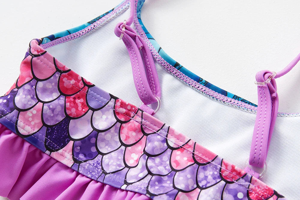 High-Quality Ruffle Toddler Girls' Bikini Set