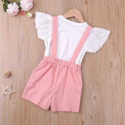 Princess Fashion Shorts Set for Girls