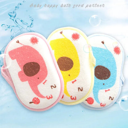 Cute Cartoon Elephant Bath Sponge for Kids