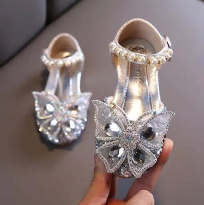 Lace Bow Princess Shoes - Girls' Party Wedding Shoes