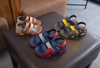 New Summer Boys' Casual Sandals: Soft, Non-slip, and Fashionable