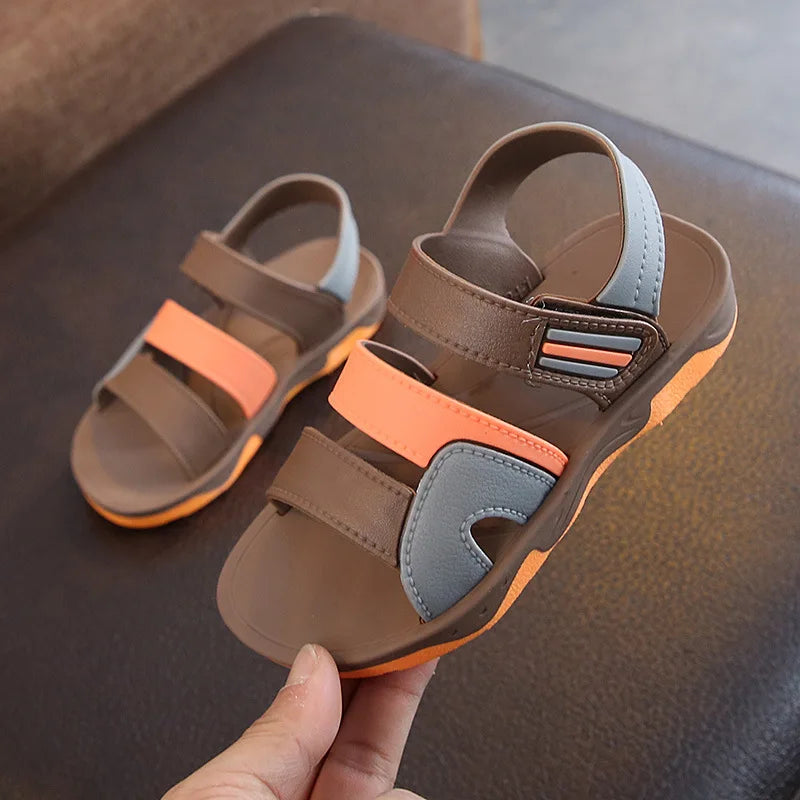 New Summer Boys' Casual Sandals: Soft, Non-slip, and Fashionable