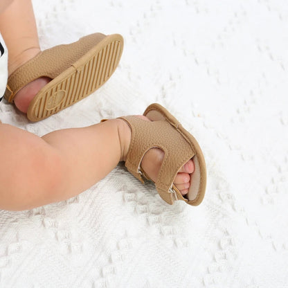 Stylish Non-Slip PU Baby Sandals (Newborn-18 Months)