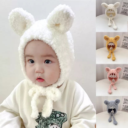 Baby Hats: Cute Bear Ear Warm Beanie