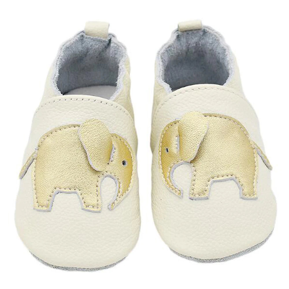 Genuine Leather Soft Sole Baby Shoes: Newborn Moccasins Slippers