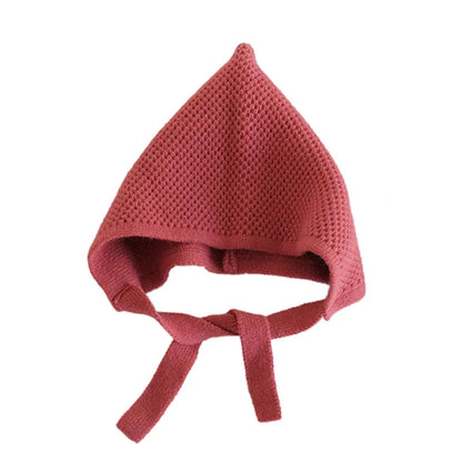 Kids Knit Wool Hat: Warm Solid Color Cap