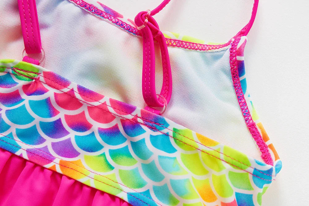 High-Quality Ruffle Toddler Girls' Bikini Set