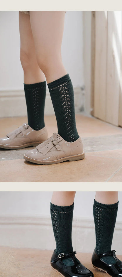Cotton Knee-High Socks: Breathable & Stylish