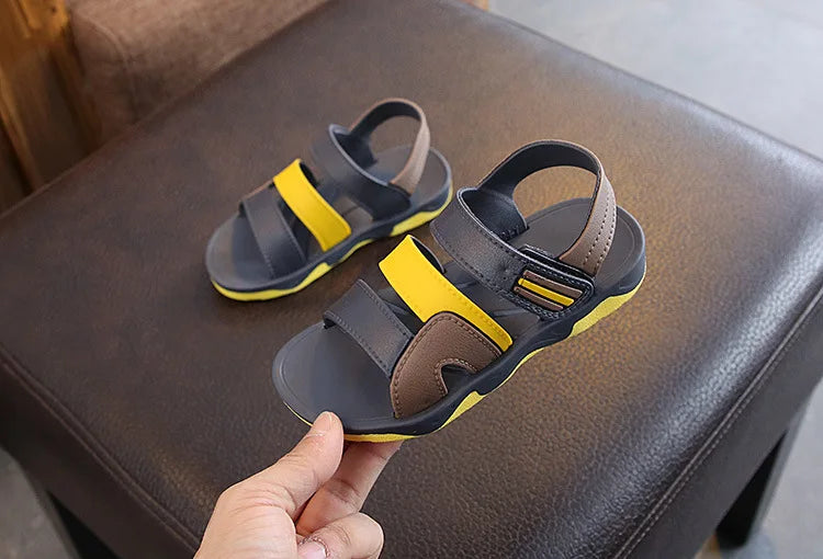 New Summer Boys' Casual Sandals: Soft, Non-slip, and Fashionable