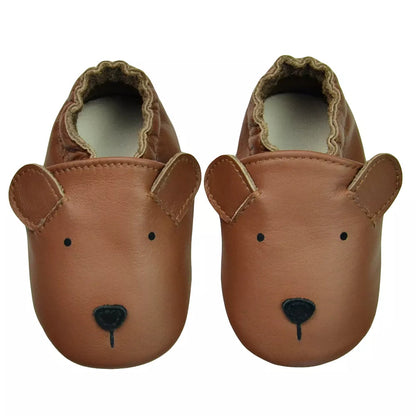 Genuine Leather Soft Sole Baby Shoes: Newborn Moccasins Slippers