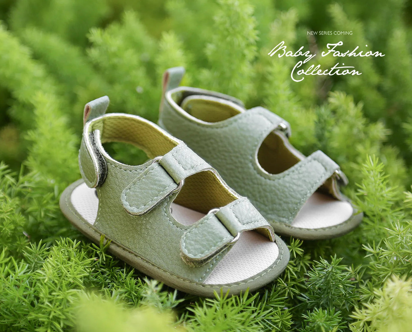 New Baby Sandals: PU Soft Sole Anti-Slip Infant First Walker Crib Shoes
