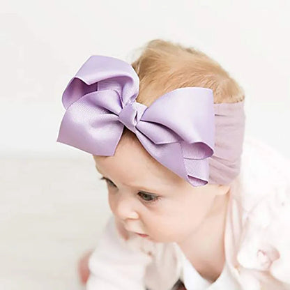 20PCS Soft Baby Headbands with Bows for Babies