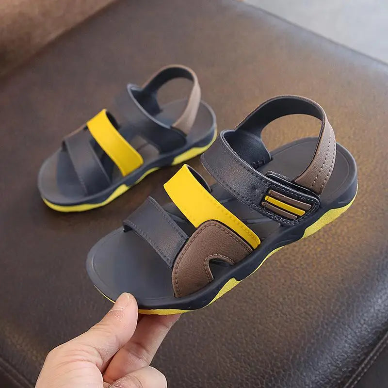New Summer Boys' Casual Sandals: Soft, Non-slip, and Fashionable