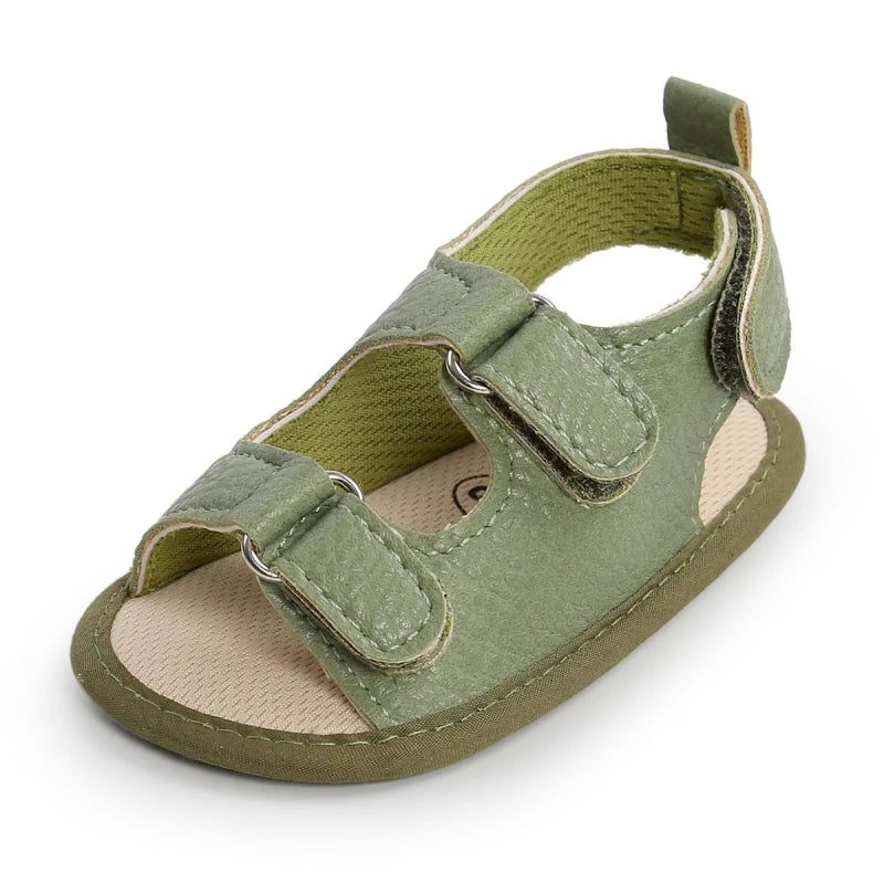 Stylish Non-Slip PU Baby Sandals (Newborn-18 Months)