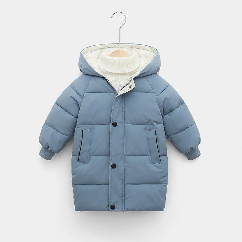 Thicken Warm Long Jacket for Babies