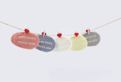 Fashion Children's Invisible Boat Socks - 5 Pairs