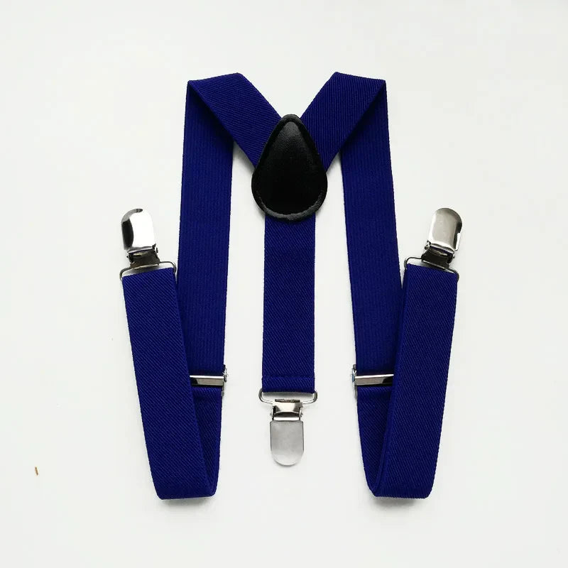 Elastic Baby Suspenders Y Back Clips on Size 2.5*65cm