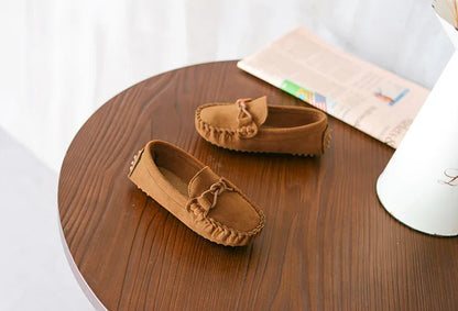 Kids' Breathable Slip-On Loafers: Soft Bottom Sneakers for Boys and Girls