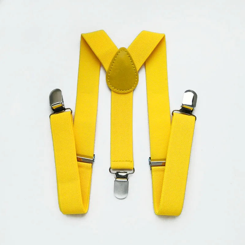 Elastic Baby Suspenders Y Back Clips on Size 2.5*65cm