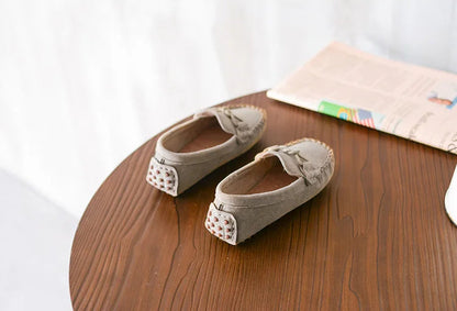 Kids' Breathable Slip-On Loafers: Soft Bottom Sneakers for Boys and Girls