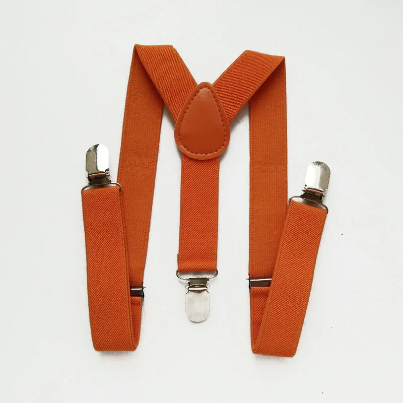 Elastic Baby Suspenders Y Back Clips on Size 2.5*65cm
