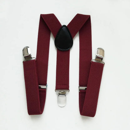 Elastic Baby Suspenders Y Back Clips on Size 2.5*65cm