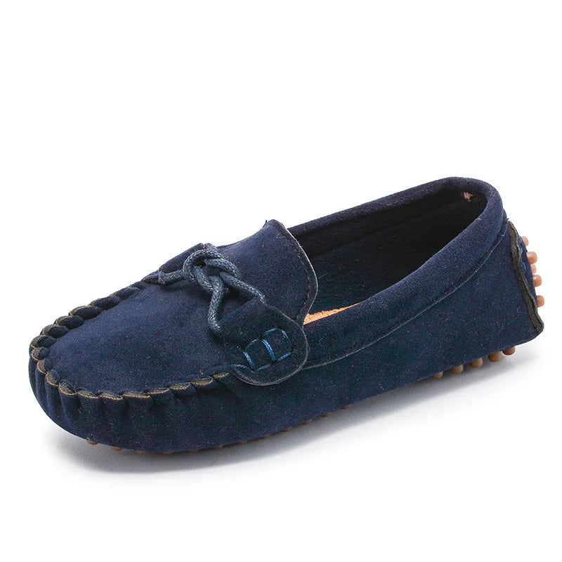 Kids' Breathable Slip-On Loafers: Soft Bottom Sneakers for Boys and Girls