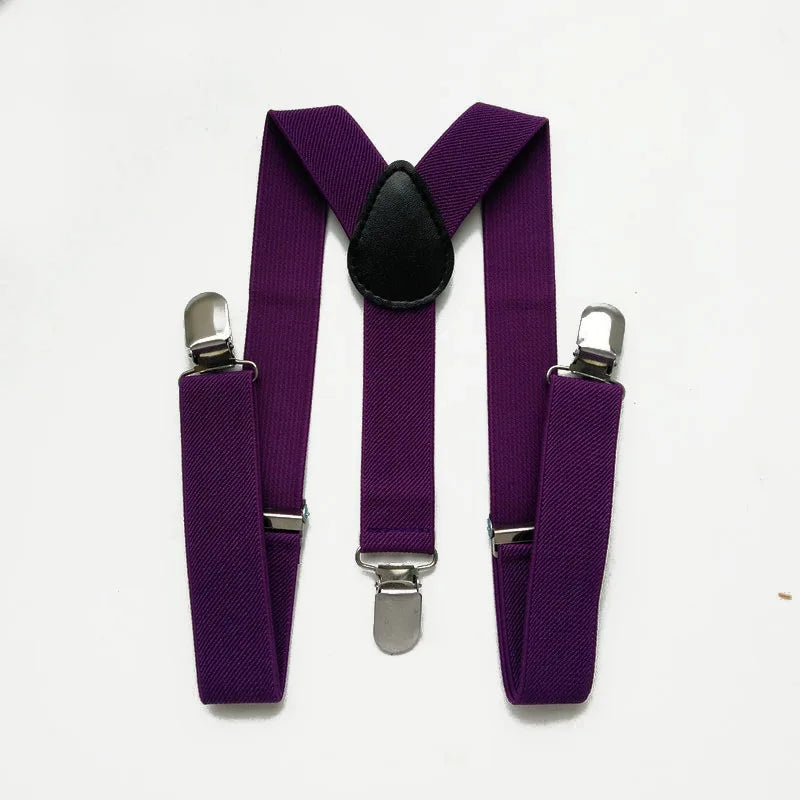 Elastic Baby Suspenders Y Back Clips on Size 2.5*65cm