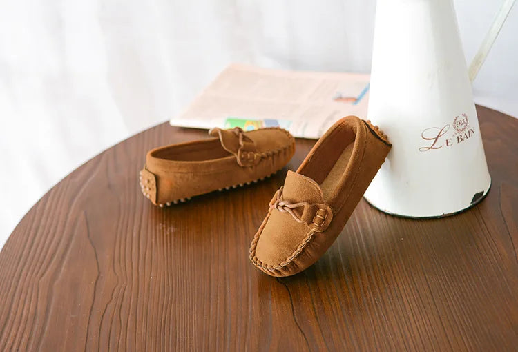 Kids' Breathable Slip-On Loafers: Soft Bottom Sneakers for Boys and Girls
