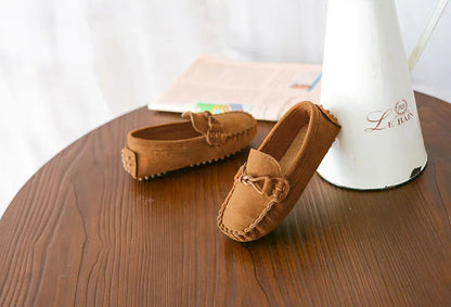 Kids' Breathable Slip-On Loafers: Soft Bottom Sneakers for Boys and Girls