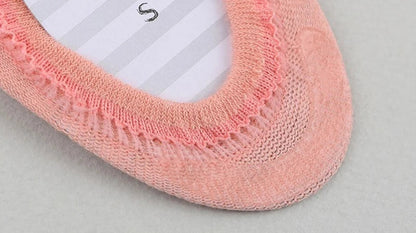 Fashion Children's Invisible Boat Socks - 5 Pairs