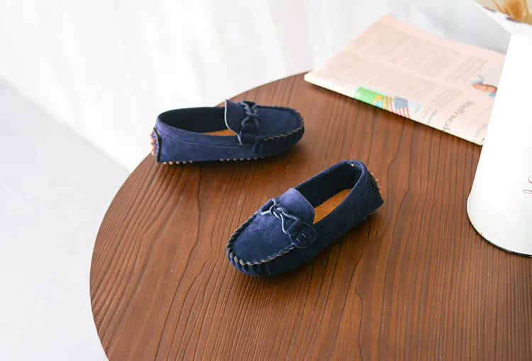 Kids' Breathable Slip-On Loafers: Soft Bottom Sneakers for Boys and Girls