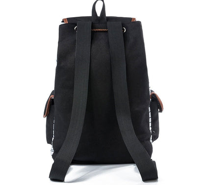 Time To Be a Unicorn Canvas Rucksack Backpack
