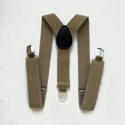 Elastic Baby Suspenders Y Back Clips on Size 2.5*65cm