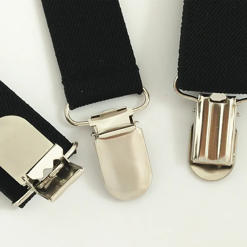 Elastic Baby Suspenders Y Back Clips on Size 2.5*65cm