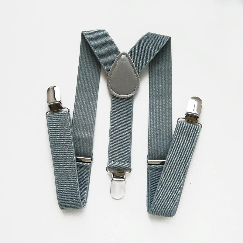 Elastic Baby Suspenders Y Back Clips on Size 2.5*65cm