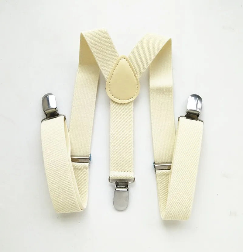 Elastic Baby Suspenders Y Back Clips on Size 2.5*65cm