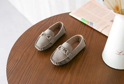 Kids' Breathable Slip-On Loafers: Soft Bottom Sneakers for Boys and Girls