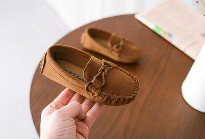 Kids' Breathable Slip-On Loafers: Soft Bottom Sneakers for Boys and Girls
