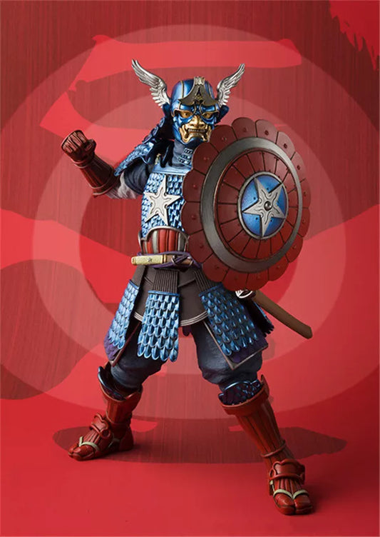 TAMASHII NATIONS Marvel Captain American 18cm BJD Action Figure