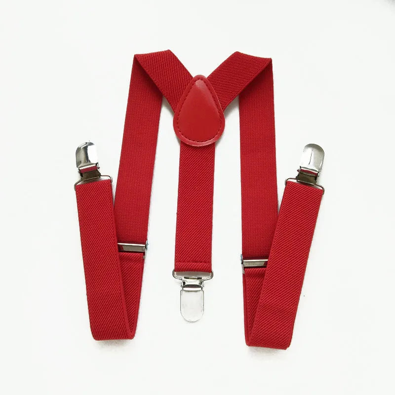 Elastic Baby Suspenders Y Back Clips on Size 2.5*65cm
