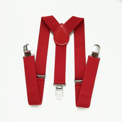 Elastic Baby Suspenders Y Back Clips on Size 2.5*65cm