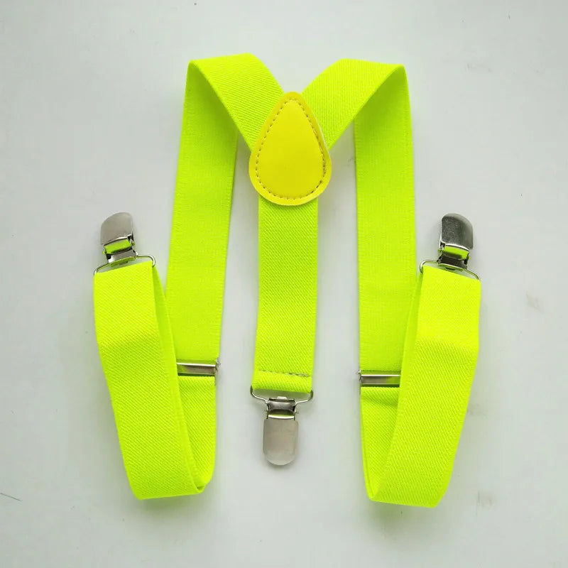 Elastic Baby Suspenders Y Back Clips on Size 2.5*65cm