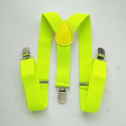 Elastic Baby Suspenders Y Back Clips on Size 2.5*65cm