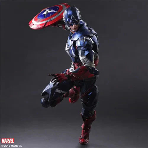 Captain America 27cm Action Figure - Marvel Super Hero Toy